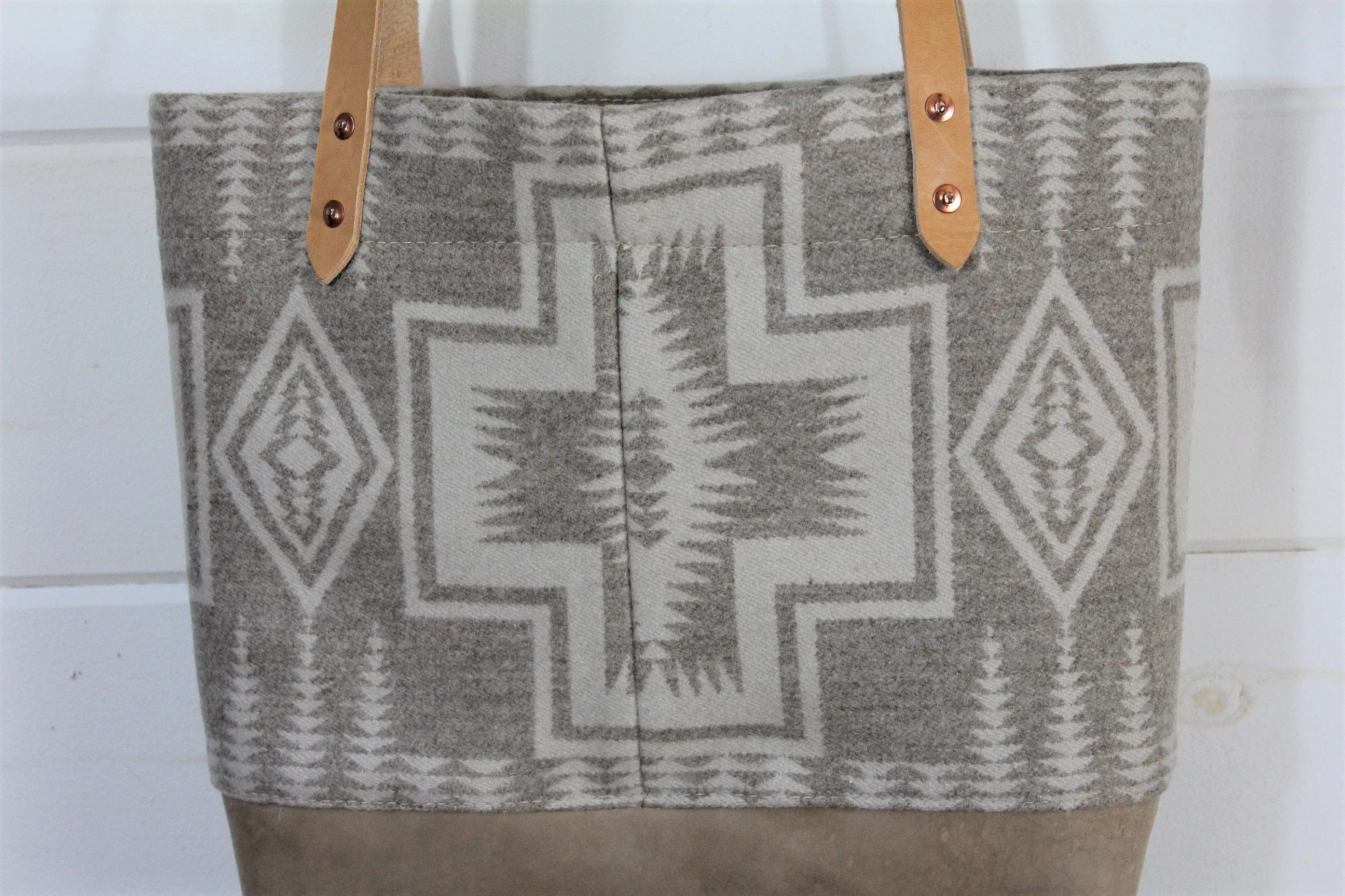 Wool South Western pattern Tote