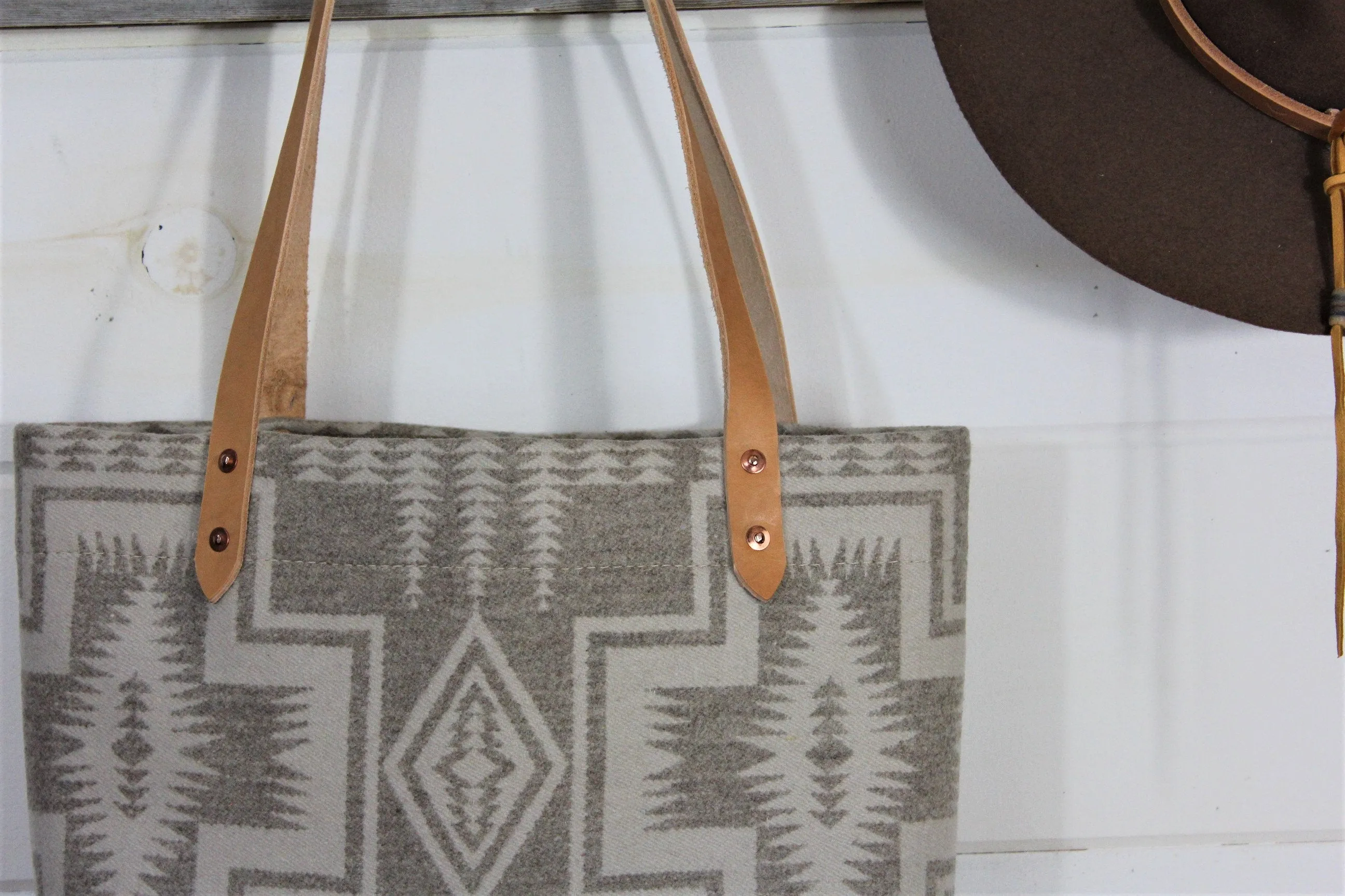 Wool South Western pattern Tote
