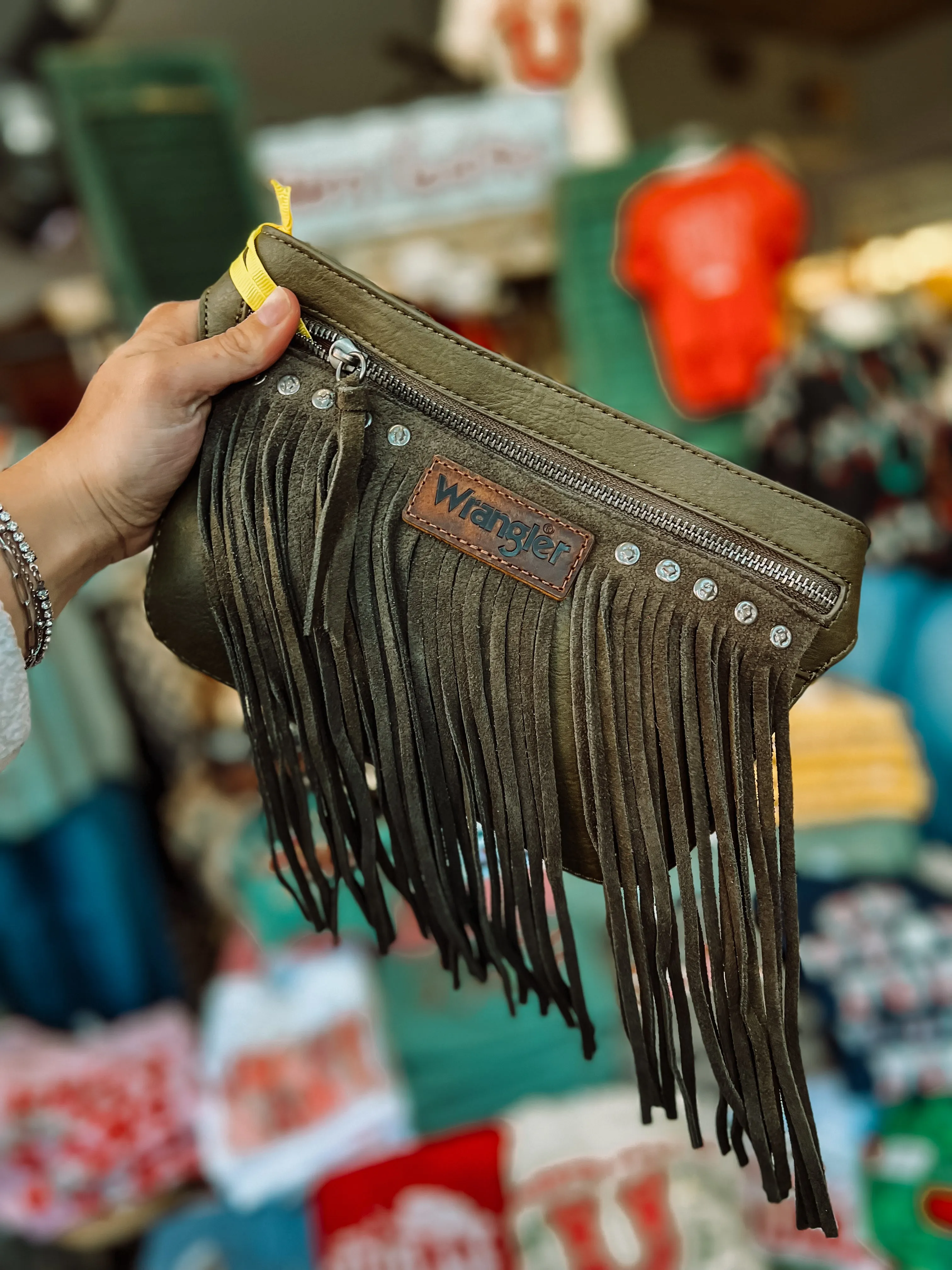 Wrangler Fringe Sling Bags