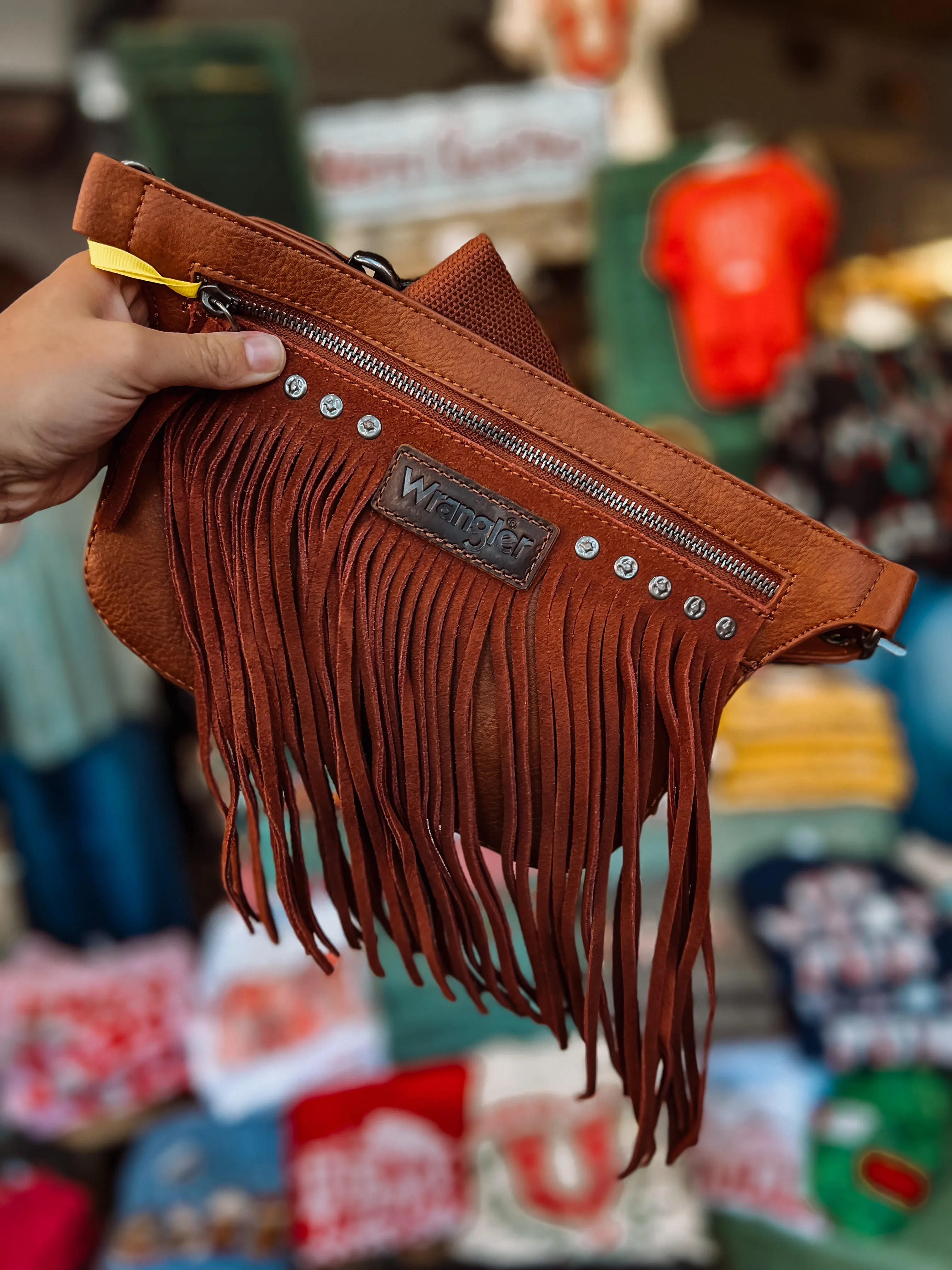 Wrangler Fringe Sling Bags