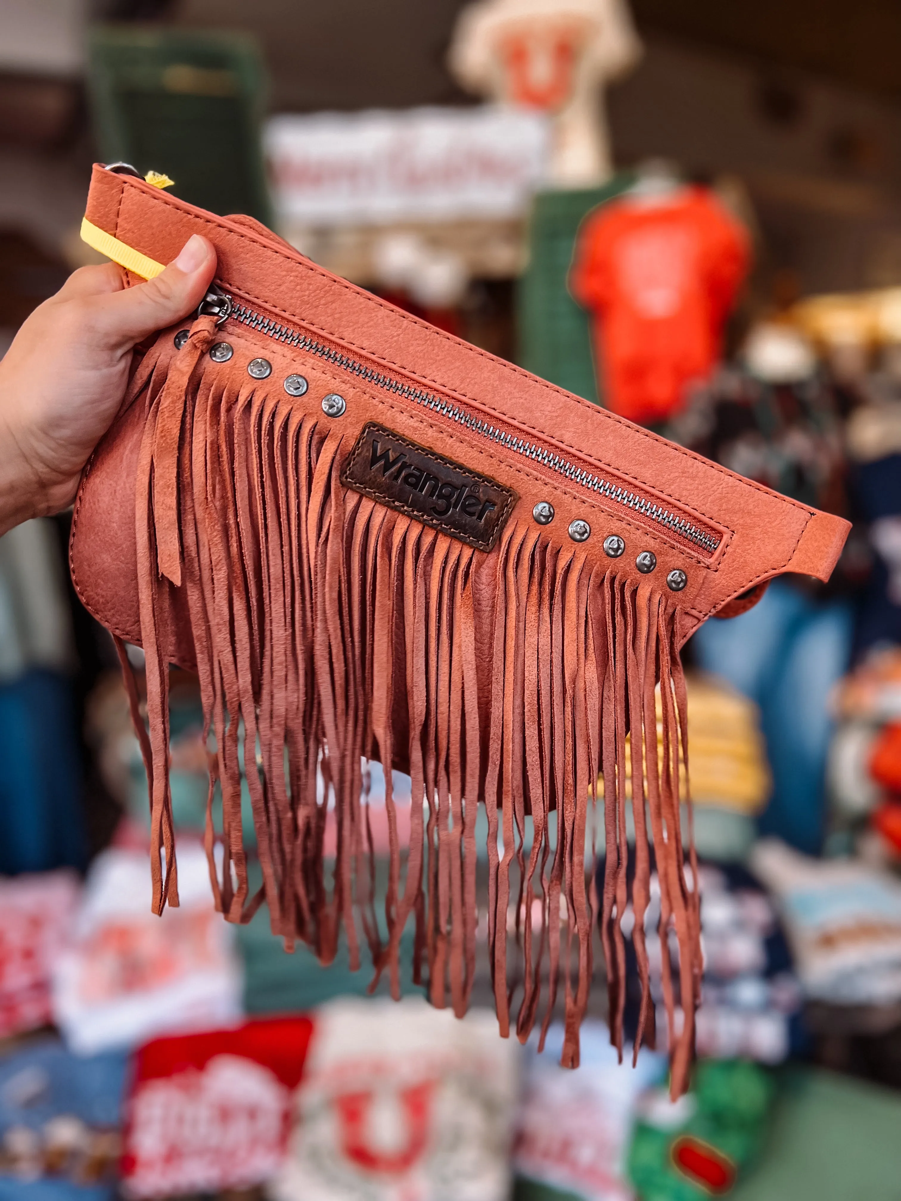 Wrangler Fringe Sling Bags