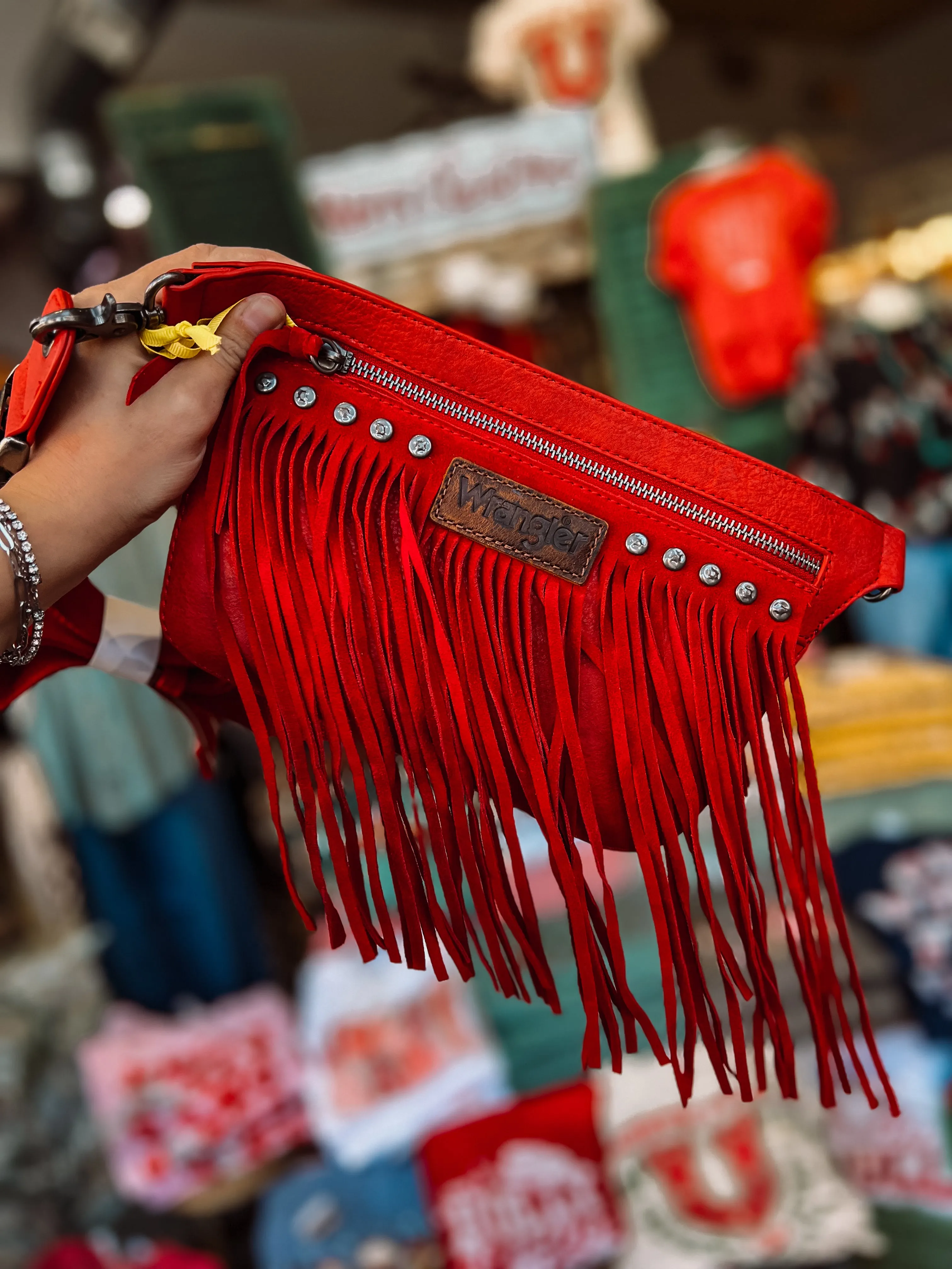 Wrangler Fringe Sling Bags