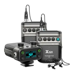 Xvive - U5T2 Camera-Mount W/Less Lav Mic Sys-2 Trans