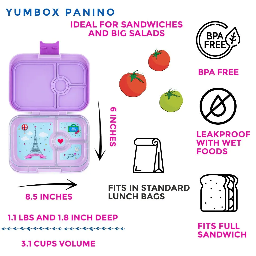 Yumbox Panino Lulu Purple 4C - Paris Je T'aime