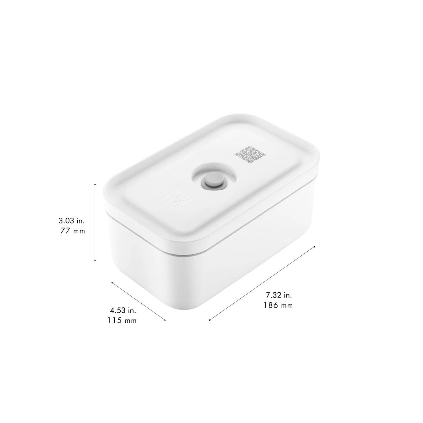 Zwilling Fresh & Save Vacuum Plastic Lunch Box Medium White