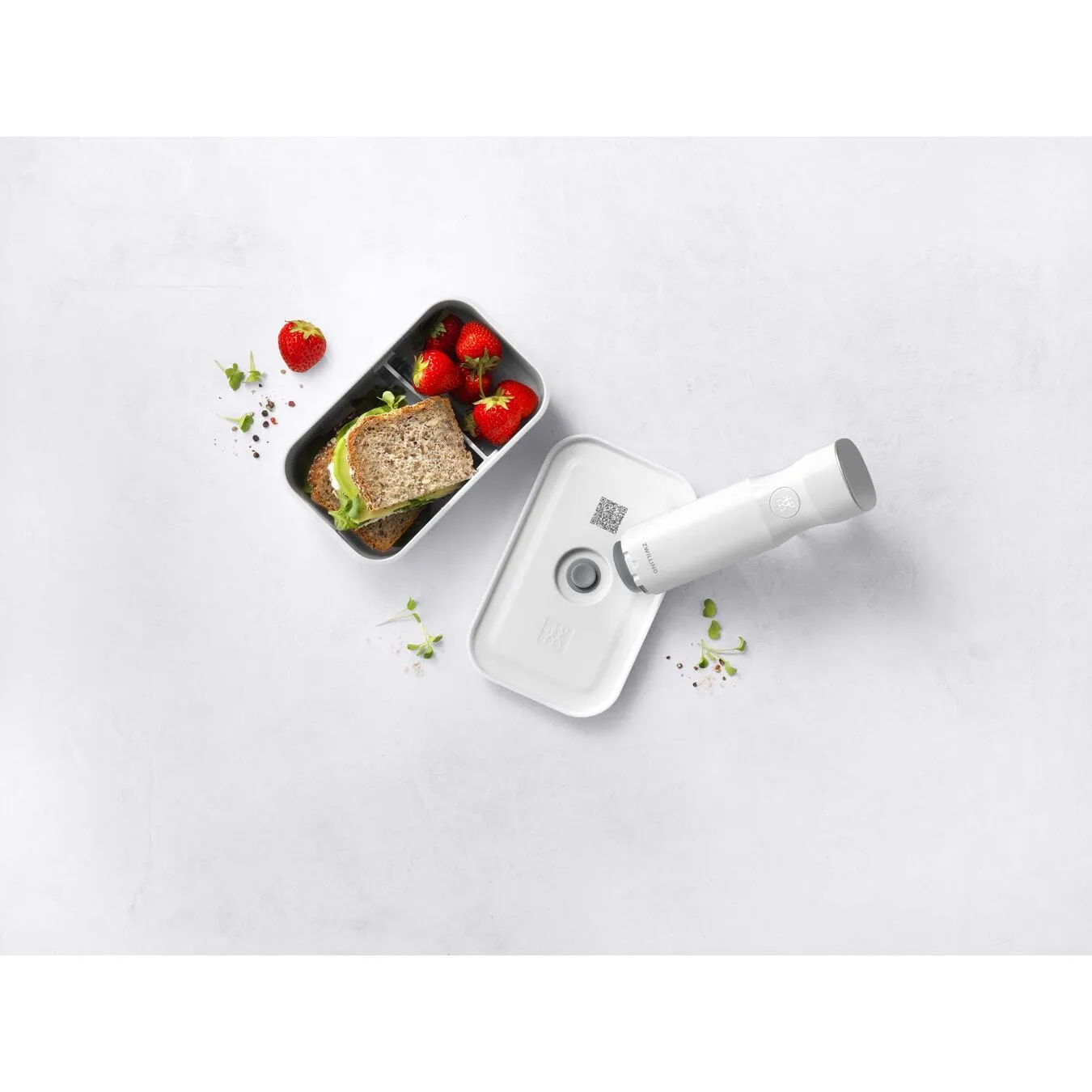 Zwilling Fresh & Save Vacuum Plastic Lunch Box Medium White